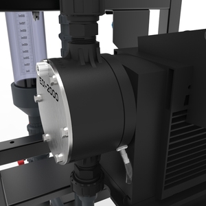 Sistema de Bomba Dosificadora Digital Montada en Plataforma de 90L/H y 3 Bares, Motor PVDF IP65 para Tratamiento de Aguas Residuales - Product Image 4