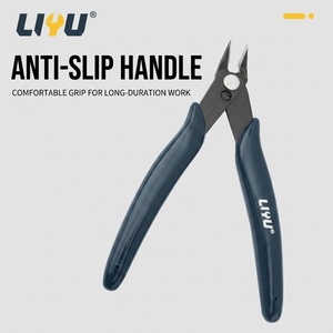 2 mini-pinces coupantes de précision, coupe-fils, poignée PVC, outil de réparation électronique OEM 65Mn pour kit de modélisme <span class=keywords><strong>Gundam</strong></span> - Product Image 5