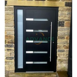 Résidentiel Durable Écologique Étanche Bois Massif Teck <span class=keywords><strong>Entrée</strong></span> Personnalisée Anti Voleur Extérieur <span class=keywords><strong>Entrée</strong></span> Principale Porte Pivotante Avant - Product Image 6