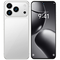Téléphones Originaux 2025 NOUVEAU Téléphone 17 Pro Max 5G LTE CDMA Deca Core Smartphone Débloqué Grande Capacité Écran OLED 120Hz 108MP
