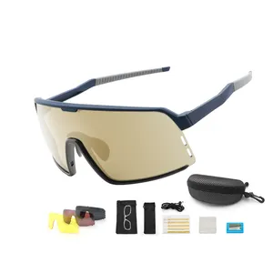Gafas de sol deportivas polarizadas para hombre, lentes de sol de alta calidad, a la moda, para ciclismo, voleibol