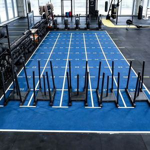 Factory Customize 4m Wide Artificial Grass Lawn Green/Black/<b>Red</b> Athletic Turf Wear-resistant HYROX Gym Fitness Indoor Sports - Product Image 1