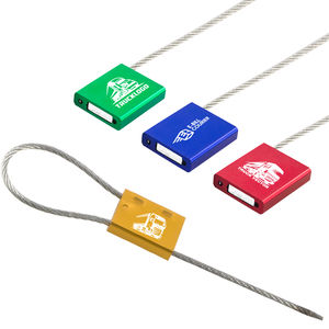 Contenedor de aleación de aluminio Autobloqueo <span class=keywords><strong>Cable</strong></span> de alta seguridad Sello de alambre Sello de bolsa de dinero Bloqueo de sello de <span class=keywords><strong>cable</strong></span> - Product Image 3