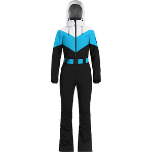 Combinaison de <span class=keywords><strong>ski</strong></span> une pièce pour femme, nouvelle, mince, coupe-vent, veste et <span class=keywords><strong>pantalon</strong></span> avec double planche, taille plus, ceinture - Product Image 5