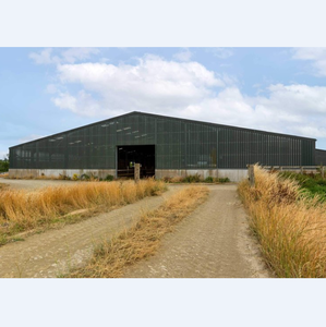 Edificio De Granja Lechera Con Estructura De Acero Prefabricada Batiment De Ferme Laitiere En Acero - Product Image 1