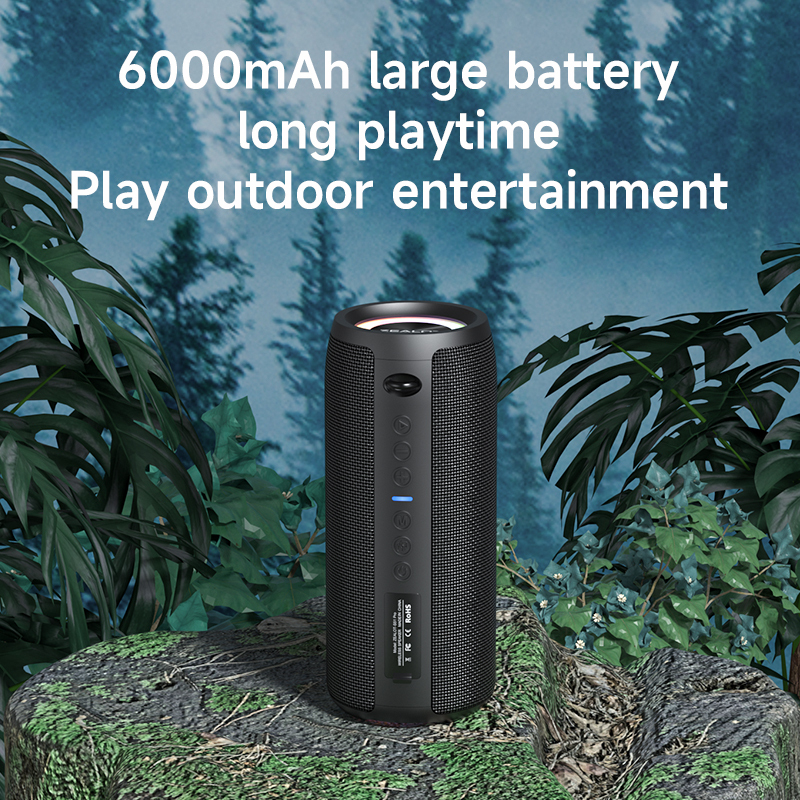 ZEALOT S51 PRO 40W Portable Wireless Speakers IPX7 Waterproof Stereo Pairing for Shower with RGB LED Lighting AUX Communication · image 3