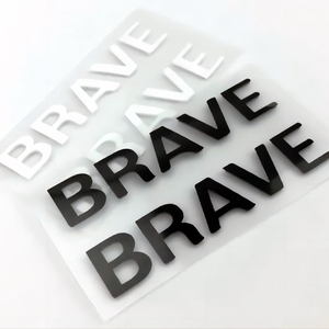 Tùy chỉnh 3D thiết kế Plastisol Silicone truyền nhiệt cao su nhãn dán logo Vinyl truyền nhiệt Phương pháp in ấn - Product Image 1