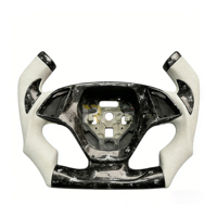 Volant sport en fibre de carbone forgé de style F1 avec poignée pour le pouce pour Corvette C7 2014 2015 2016 2017 2018 2019