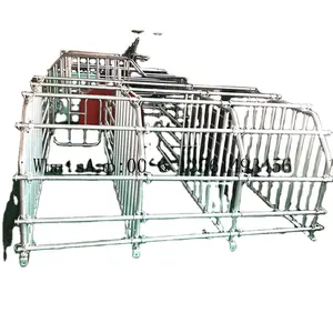 New Condition Steel and Stainless Steel Animal Cages Pig Farm Equipment Gestation Stall Farrowing Crate