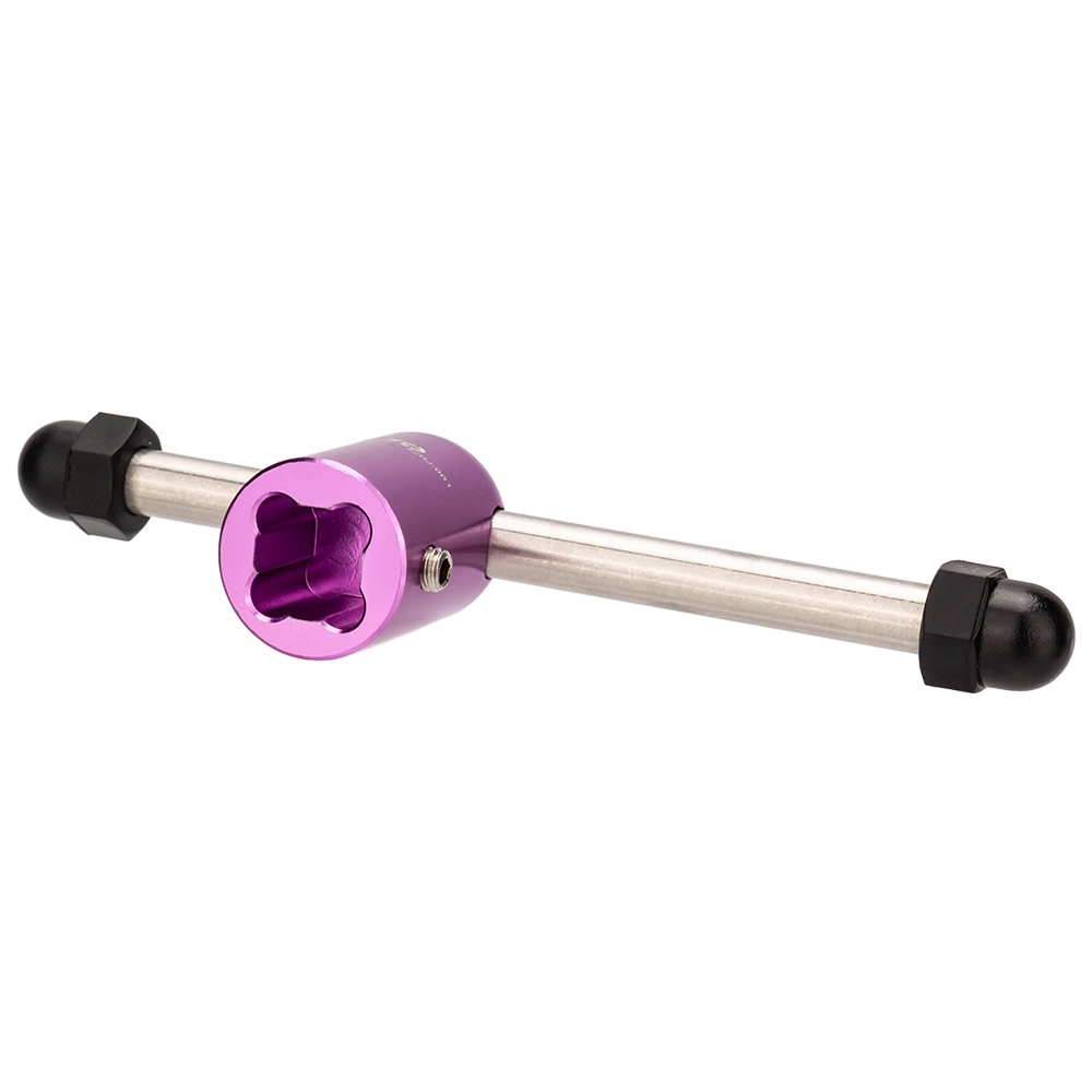 Outil de filetage, couleur violette.
