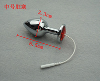 Plug anal électrique en acier inoxydable, dilatateur anal, stimulation par vibration de la chambre postérieure, jouet sexuel pour adultes