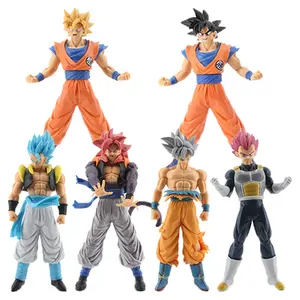2023 Trends 7'' Set of 6pcs Novelty Japanese Cartoon Anime PVC Figures Drag-on Ball Character Collectible Model Toys for Fans