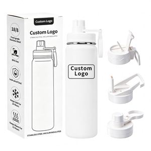 Custom Logo Hot and Cold Custom logo 24oz Drink <b>Bottle</b> Double Wall Vacuum Insulated Stainless Steel <b>Water</b> <b>Bottle</b> for Outdoor - Product Image 2