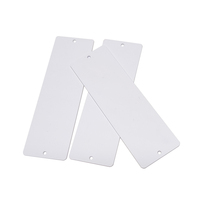 Tarjeta RFID de PVC UHF con Código QR y Número de Código de Barras para Almacén, ISO18000 6C Monza R6P M730 M750, con Orificios para Gestión de Palés