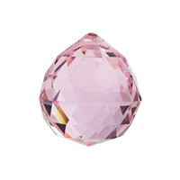 30mm rose K9 cristal lustre boule