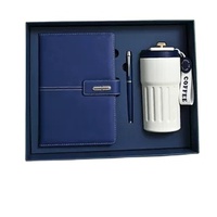 Coffret cadeau pour carnet de notes format A5, tasse thermique de qualité professionnelle, bloc-notes de bureau au design élégant, impression de logo en option