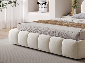 Camas de Tamaño Completo, Ropa de <span class=keywords><strong>Cama</strong></span> para Dormitorio, <span class=keywords><strong>Cama</strong></span> Matrimonial, <span class=keywords><strong>Cama</strong></span> de Hotel, <span class=keywords><strong>Cama</strong></span> Moderna de Tela Blanca, <span class=keywords><strong>Cama</strong></span> Doble King <span class=keywords><strong>Size</strong></span>, Muebles - Product Image 4