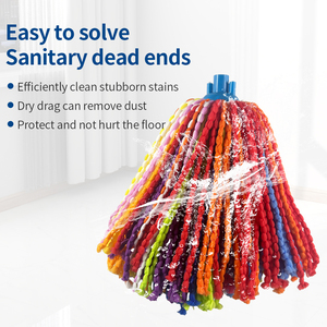 2025 New Microfiber <strong>Yarn</strong> Cleaning <strong>Mop</strong> Head 130g 160g 180g 200g or Custom Household Microfiber <strong>Mop</strong> Head - Product Image 5