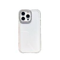Coque en acrylique rainuré antichoc pour iPhone 17 Pro Max, design gaufré, compatible avec iPhone 16 Pro, haute transparence, bords souples