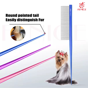 Peines de Cola de <span class=keywords><strong>Rata</strong></span> Fenice de Nivel Profesional para Peluquería Canina, Peine Divisor de Pelo para Perros de Pelo Largo - Product Image 5
