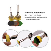 Support de disque abrasif auto-agrippant de 25 mm (1 pouce) pour outils abrasifs, perceuse et polissage