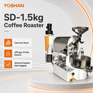 Gran Promoción: Tostador de Café Eléctrico/a Gas Comercial de 1kg y 1.5kg con Certificación CE - Product Image 1