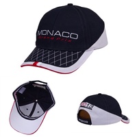 Casquette de course de baseball de haute qualité du fabricant professionnel BSCI Style sportif personnalisé avec chapeau de drapeau à motifs argyle à pois léopard