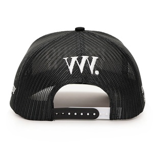 Gorras Personalizadas de 5 Paneles con Logotipo Bordado en 3D, Gorras de Camionero de Sarga de Algodón con Parte Trasera de Malla - Product Image 4