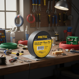 Pretul M-33P 19mm x 18m <b>PVC</b> Electrical Tape With Rubber <b>Adhesive</b> For Insulation Applications - Product Image 2