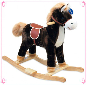 <span class=keywords><strong>Cheval</strong></span> à <span class=keywords><strong>bascule</strong></span> en peluche <span class=keywords><strong>rose</strong></span>, vente en gros, FL015 - Product Image 6