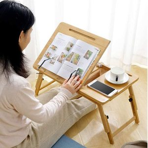 Combohome Bamboo Bean Bag Lap <strong>Tray</strong> With Sloth for Ipad Laptop Desk <strong>Cushion</strong> Children Lap <strong>Tray</strong> With Leg - Product Image 4