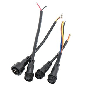 Conector Impermeable M12, Cable de 2, 3 y 4 Pines, Macho y Hembra, IP66, para Uso en Iluminación LED para Exteriores - Product Image 2