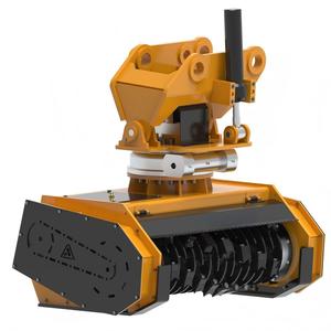 Tondeuse à fléaux pour <span class=keywords><strong>mini</strong></span>-excavatrices et tracteurs de taille moyenne à grande, broyeur de branches, accessoire de coupe direct usine - Product Image 6