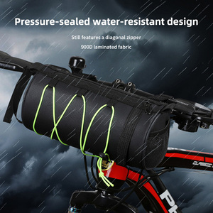 Sac de guidon de vélo Sac avant étanche avec bande réfléchissante - Product Image 2
