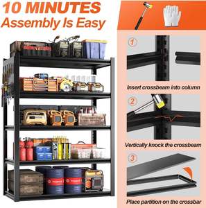 Giá để đồ bằng kim loại cho nhà để xe và tầng hầm, kệ thép chắc chắn có thể điều chỉnh độ cao - Product Image 2