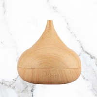 Grain de bois Cool brume goutte d'eau humidificateur purificateur d'air nébuliseur parfum chambre diffuseur air arôme diffuseur humidificateur pour la maison