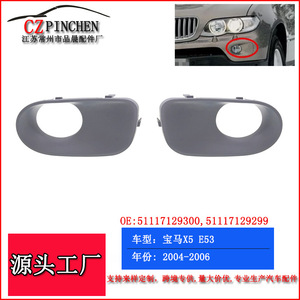 Grille inférieure du pare-chocs avant BMW X5 E53 ABS 2004-2006 Couleur d'origine OEM 51117129299 51117129300 - Product Image 5