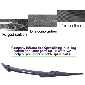 For 4 Series F32 Coupe M4 Style Forged Carbon Fiber <b>Rear</b> <b>Spoiler</b> Trunk Wing 2013-2019 - Product Image 4