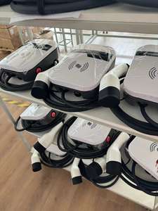 Nieuwe OCPP Wallbox 7kW 11kW 22kW Type <span class=keywords><strong>2</strong></span> Connector Home App Auto Elektrische AC EV-lader met stroomvoorziening - Product Image 6