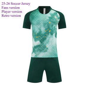 Trajes de fútbol unisex al por mayor y personalizados, camisetas, uniformes, poliéster 100% - Product Image 1