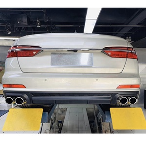 2019-2022 S6 khuếch tán phía sau AUDI A6 C8 phụ kiện nâng cấp s6 phía sau Bumper Sline khuếch tán - Product Image 2