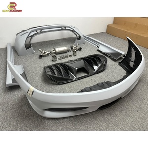 Nuevo Kit de Carrocería Estilo Scuderia, Mitad Fibra de Carbono, Acabado Brillante, Tejido Twill, Parachoques Delantero/Trasero, Faldones Laterales, Escape para F430 2005-2009 - Product Image 3