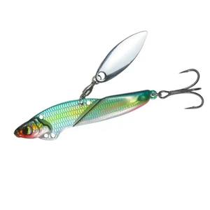Cuillère vibrante 3D en métal 8g 16g 21g pour la pêche en rivière et en lac de morue, bar, truite, perche, saumon, marlin - Product Image 1