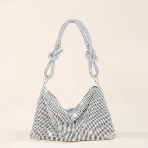 Sac fourre-tout pour femme tendance, étincelant, orné de strass, avec fermeture éclair, imperméable, grande capacité, en stock, vente chaude - Product Image 3