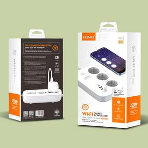 LDNIO sew3452 thông minh Power Strip với 3 AC ổ cắm 4 cổng EU Outlet USB Google Hỗ trợ Wifi tuya 3 EU ổ cắm mở rộng Power Strip - Product Image 6