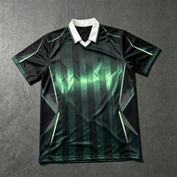 Nouvelle Collection – Maillot de Football Personnalisé Respirant à Rayures, Sublimation, Séchage Rapide, 100% Polyester, Col Montant Court, pour Homme
