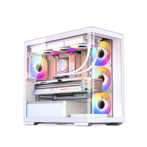 Jonsbo Ốp Máy tính chơi game phong cách argb Full Tower mATX D300 Seaview mATX với khung máy tính kính cường lực Cong - Product Image 5