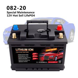 082-20 longue durée de vie entretien particulier 12V vente chaude LifePO4 au lithium fer phosphate de voiture au lithium <span class=keywords><strong>batterie</strong></span> CCA1000 - Product Image 1