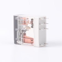 RY-ele Kit de socle de relais électromagnétique personnalisable RX1CO-A220L & RX1COF 5 broches 16A 250VAC, scellé, miniature, en alliage d'aluminium