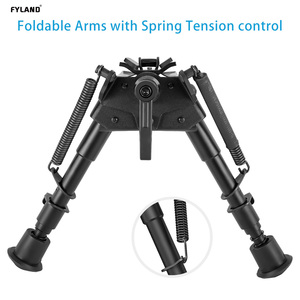 Fyland Nhà Máy Giá 6-9 Inch <span class=keywords><strong>Bipod</strong></span> Cao Chống Sốc Xoay Loạt Với Dễ Dàng Để Cài Đặt Điều Chỉnh <span class=keywords><strong>Bipod</strong></span> Cho Săn Bắn Núi Adapter - Product Image 3